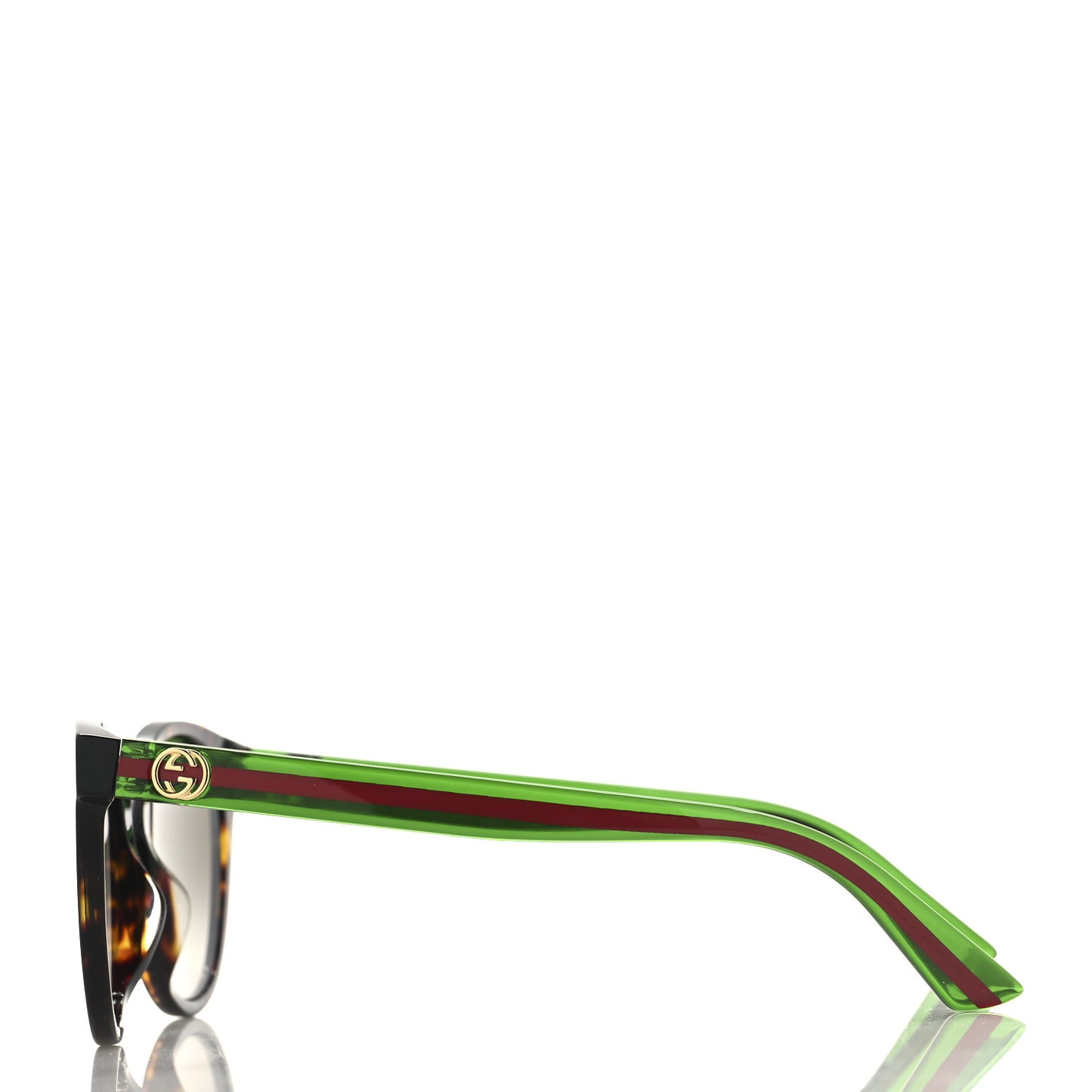 Acetate Round Web Sunglasses GG0702S Black