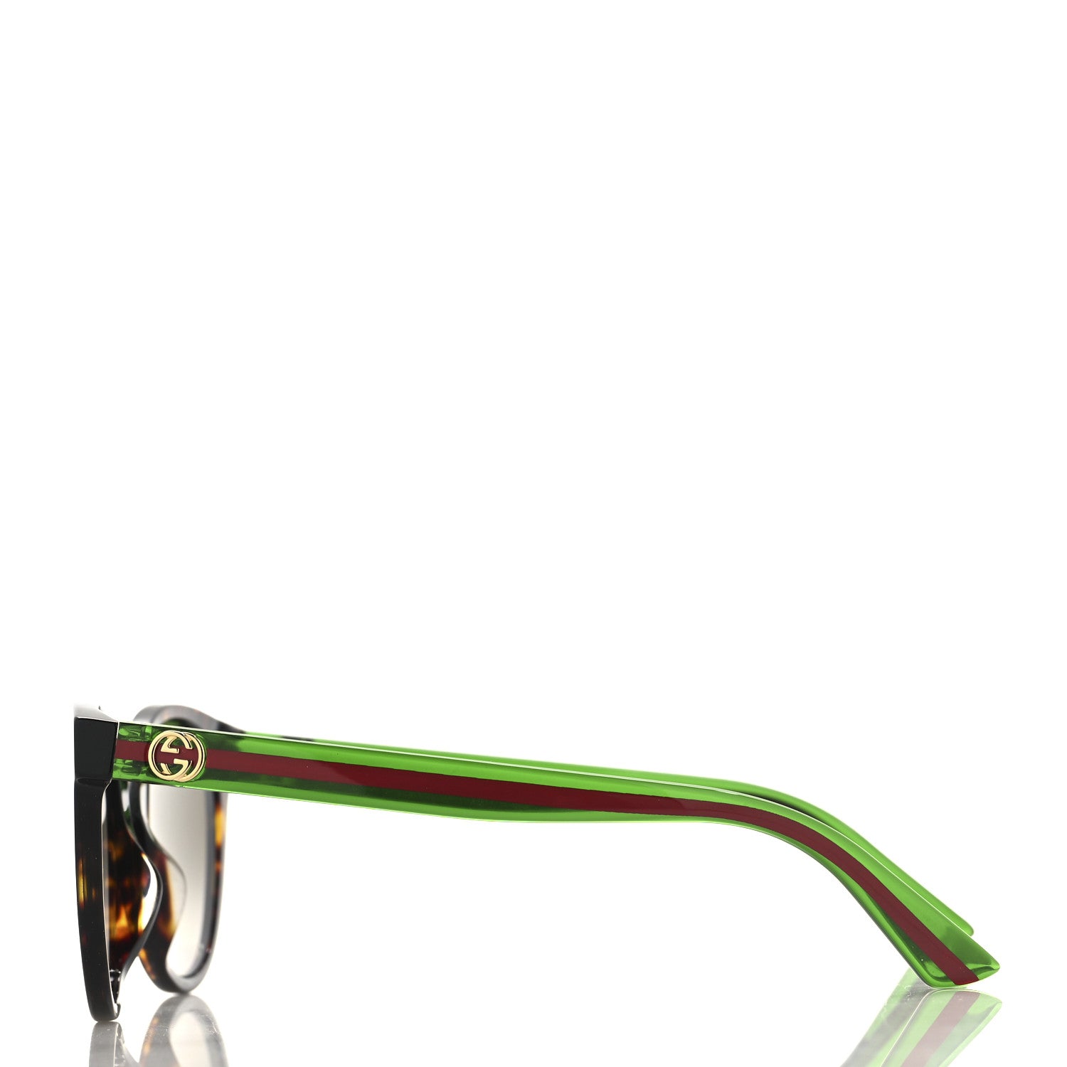 Gucci Acetate Round Web Sunglasses GG0702S Black 3 of 7