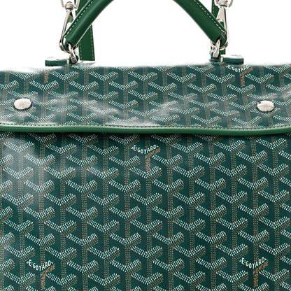 Goyard Goyardine Saint Leger Soft Briefcase Backpack Green 7 of 10