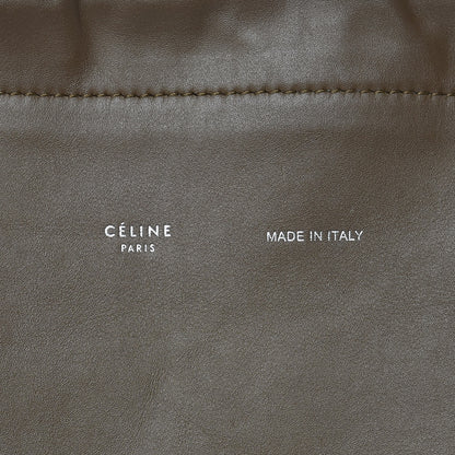 Celine Smooth Calfskin Small Coulisse Cabas Moss Green 8 of 10