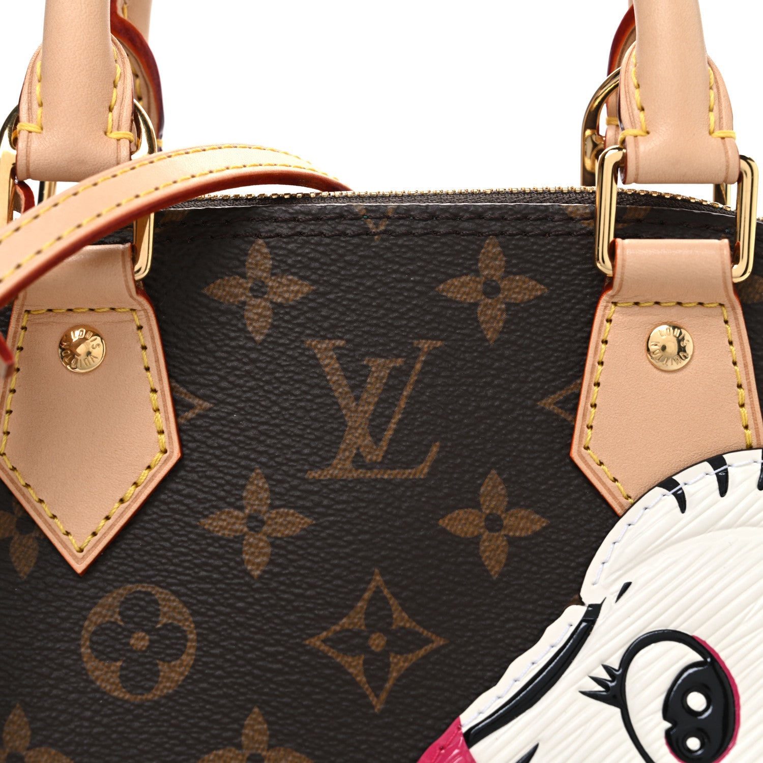 Louis Vuitton LV X Sun Yitian Monogram Zebra Alma BB 7 of 9
