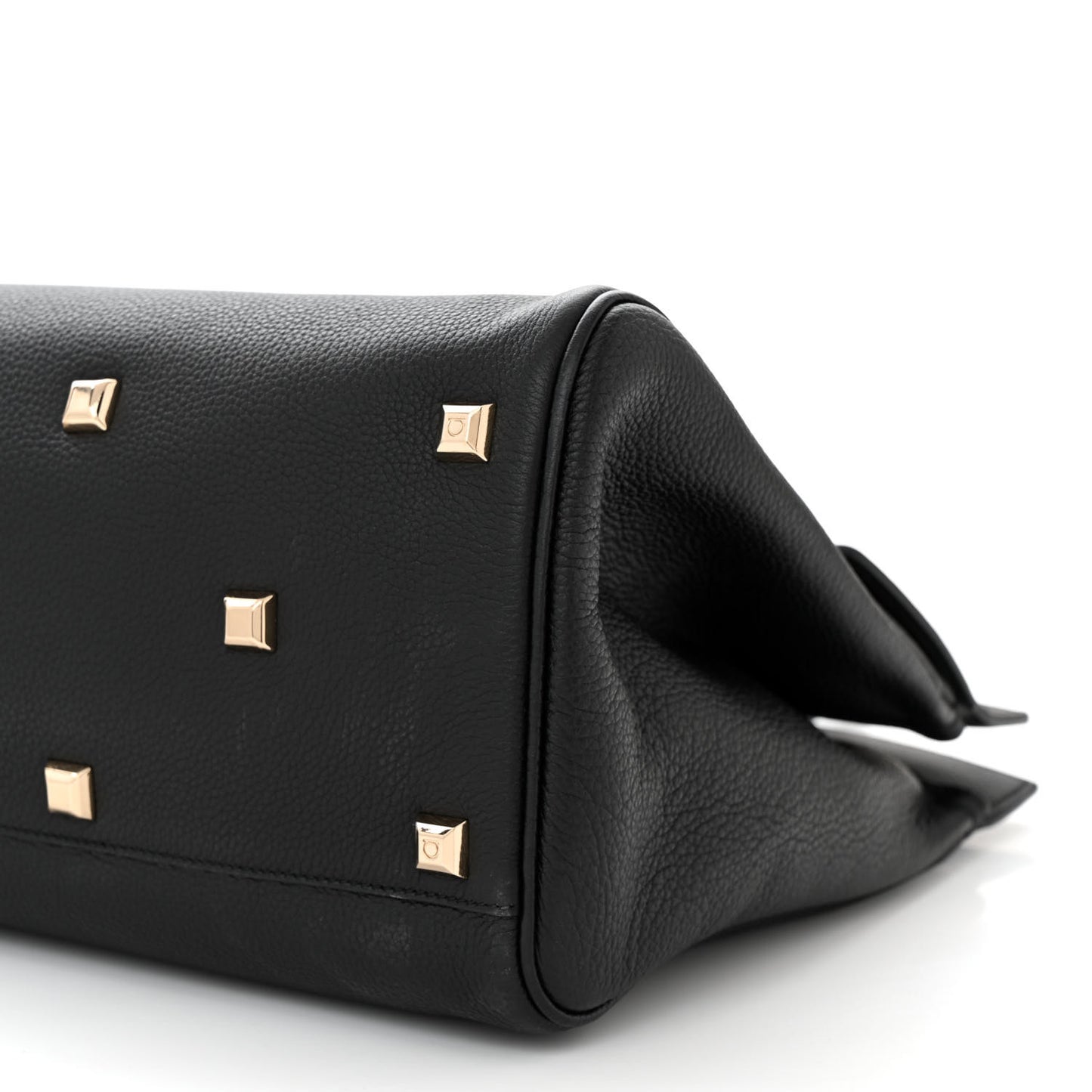 Calfskin Large Studio Bag Black