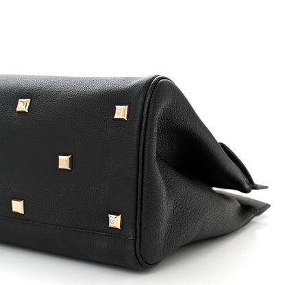 Salvatore Ferragamo Calfskin Large Studio Bag Black 9 of 9