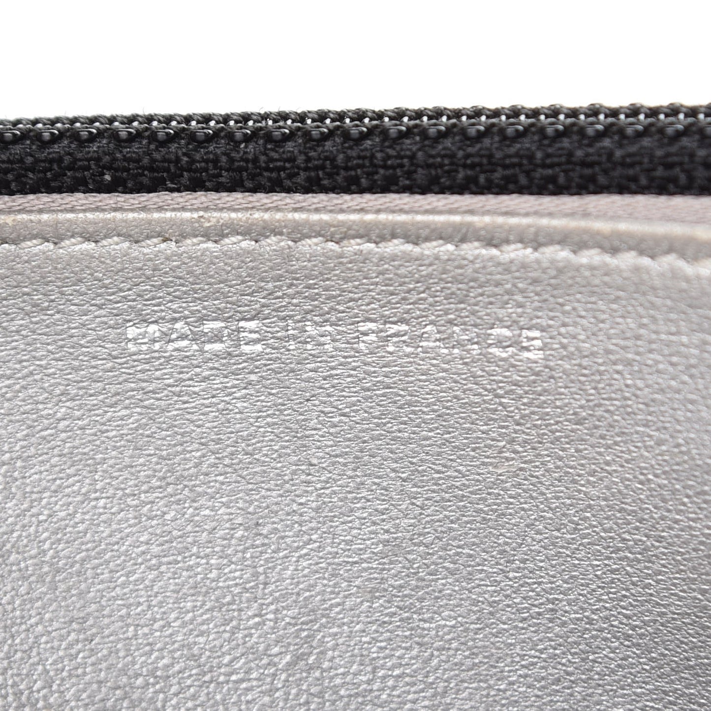 Lambskin Camellia Embossed Wallet On Chain WOC Black