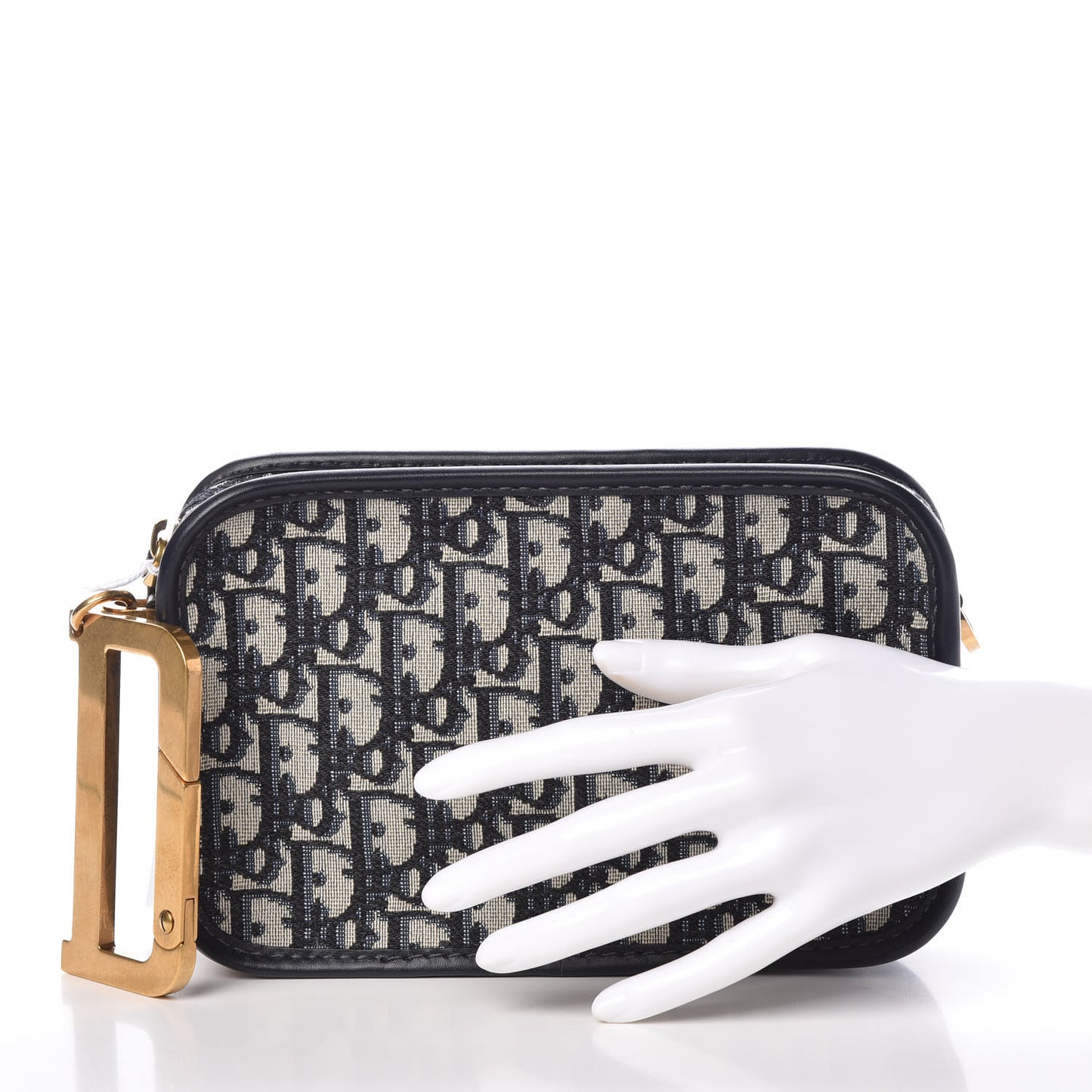 Oblique Diorquake Clutch Blue