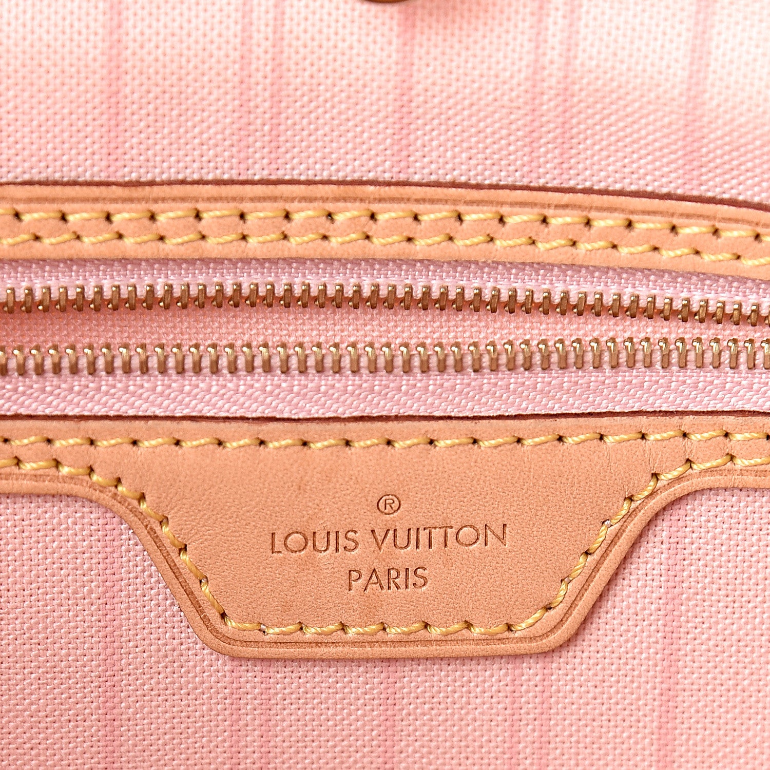 Louis Vuitton Damier Azur Delightful PM Rose Ballerine 6 of 12