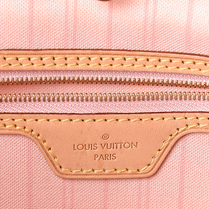 Louis Vuitton Damier Azur Delightful PM Rose Ballerine 6 of 12