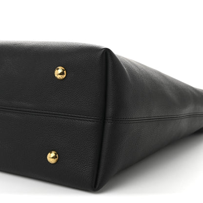Louis Vuitton Grained Calfskin Low Key Hobo MM Black 10 of 11