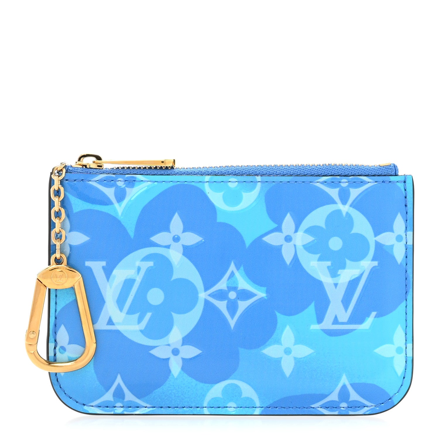 Louis Vuitton Vernis Valentine Key Pouch Light Blue 1 of 9