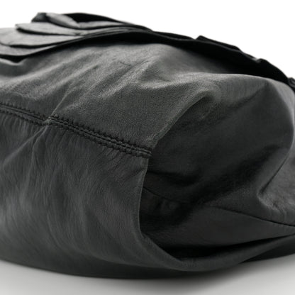Valentino Garavani Nappa Petale Rose Hobo Black 9 of 15