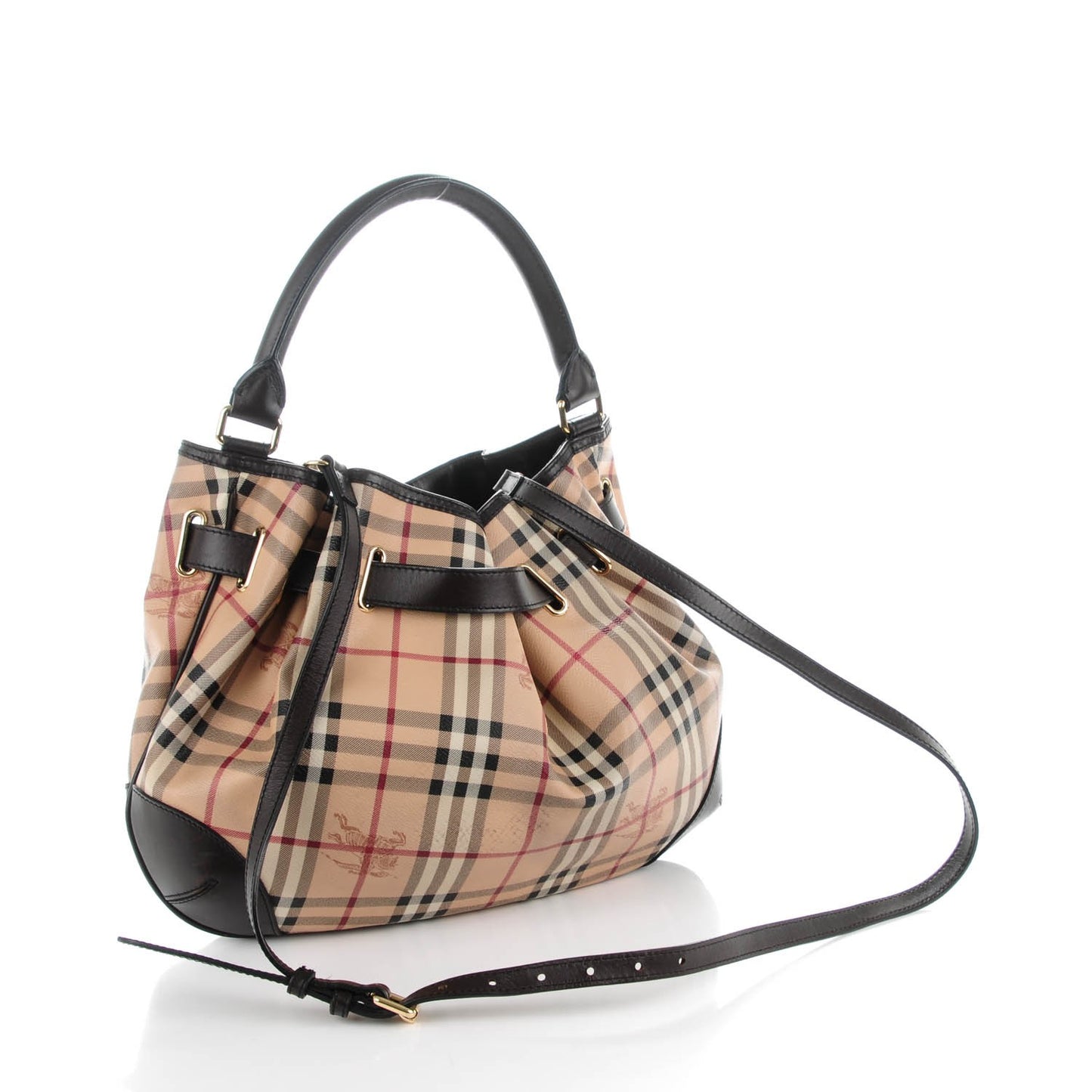 Haymarket Check Medium Willenmore Hobo Chocolate