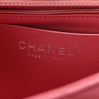 Chanel Lambskin Quilted Mini Rectangular Flap Pink 6 of 11