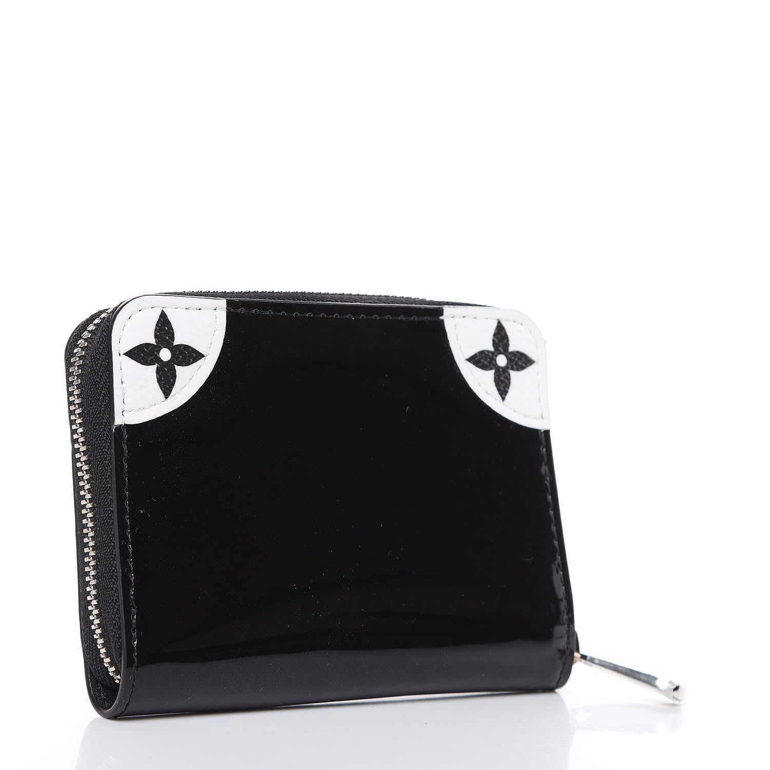 Louis Vuitton Patent Miroir Venice Zippy Coin Purse Black 3 of 7