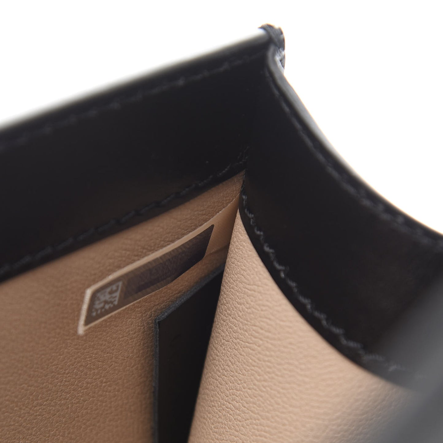 Shiny Goatskin Calfskin Mini Aby Chain Shoulder Bag Black