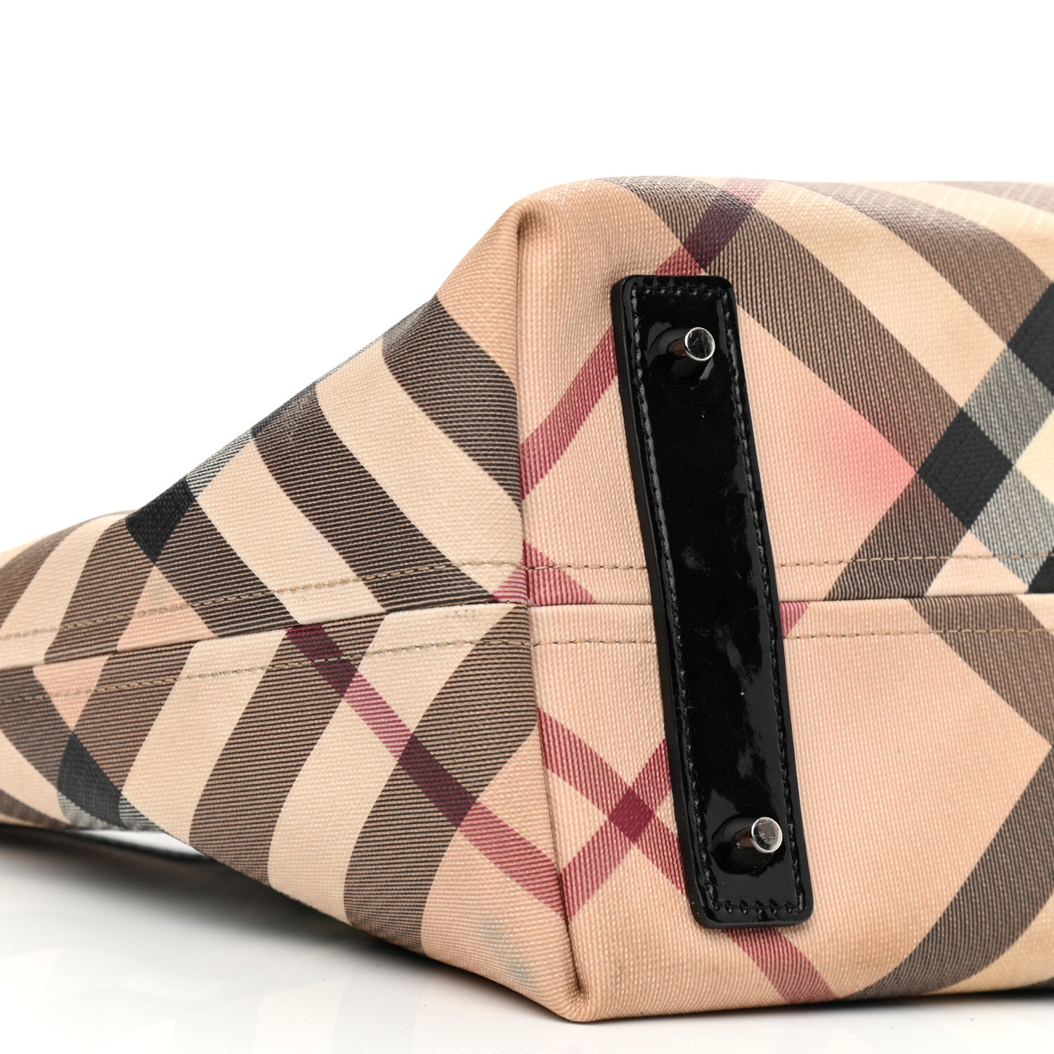 Burberry Supernova Check Large Nickie Tote Black 6 of 17