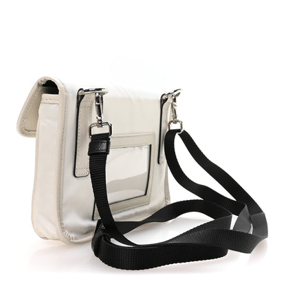 Prada Re-Nylon Saffiano Smartphone Case Crossbody Talco 3 of 11
