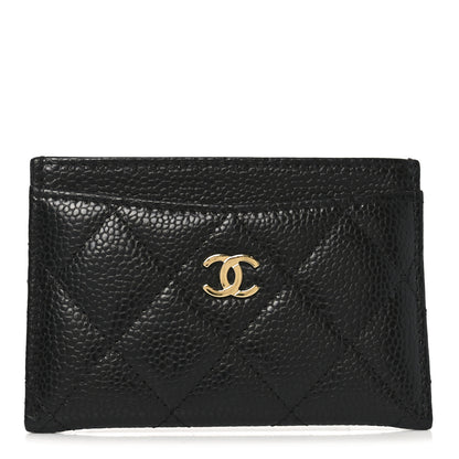 Chanel Caviar Quilted Card Holder Black 1 of 9
