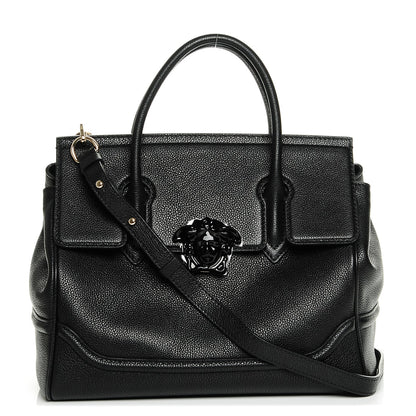 Versace Calfskin Large Palazzo Empire Bag Black 1 of 9