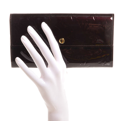 Louis Vuitton Vernis Sarah Wallet Amarante 2 of 7