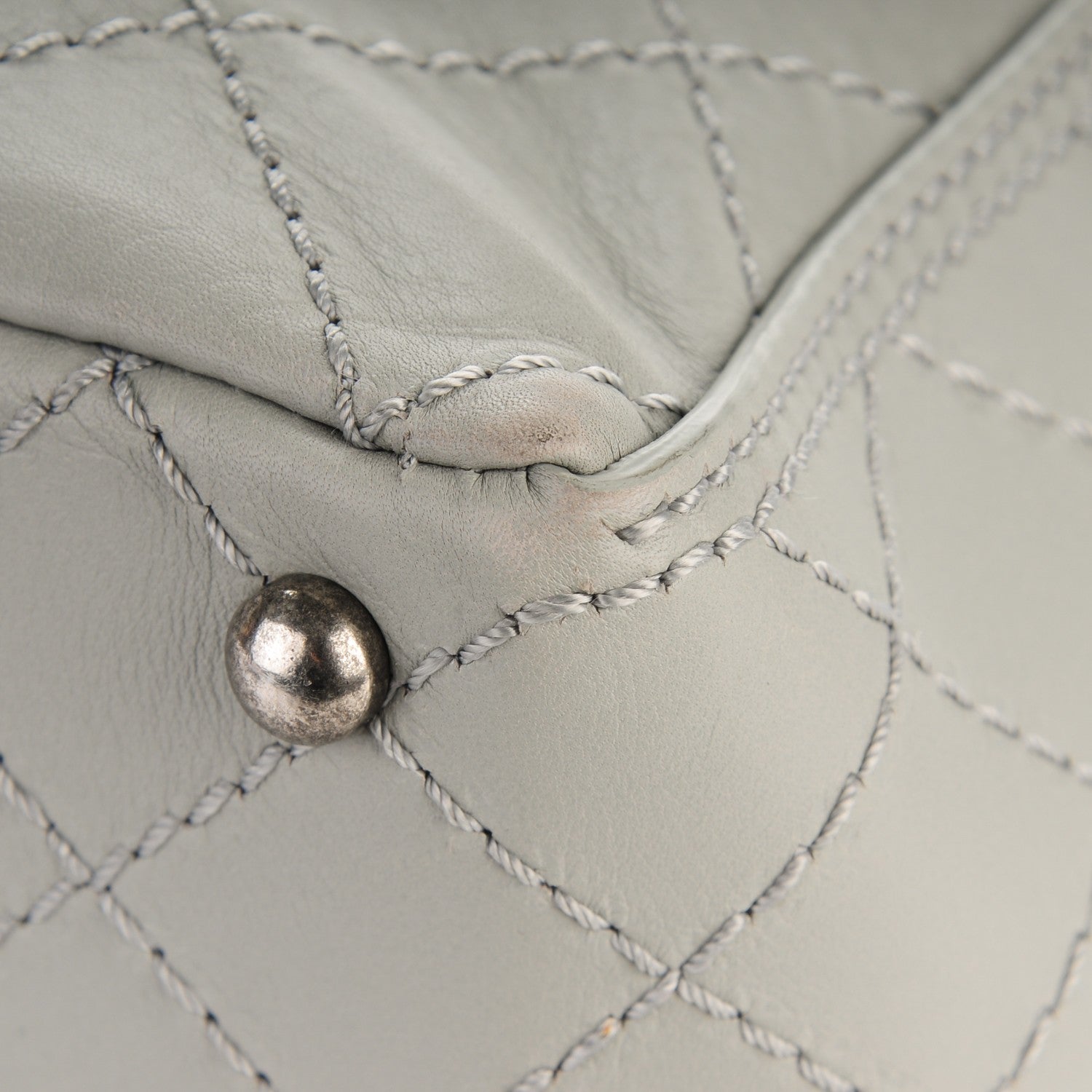 Chanel Calfskin CC Pocket Hobo Grey 10 of 10