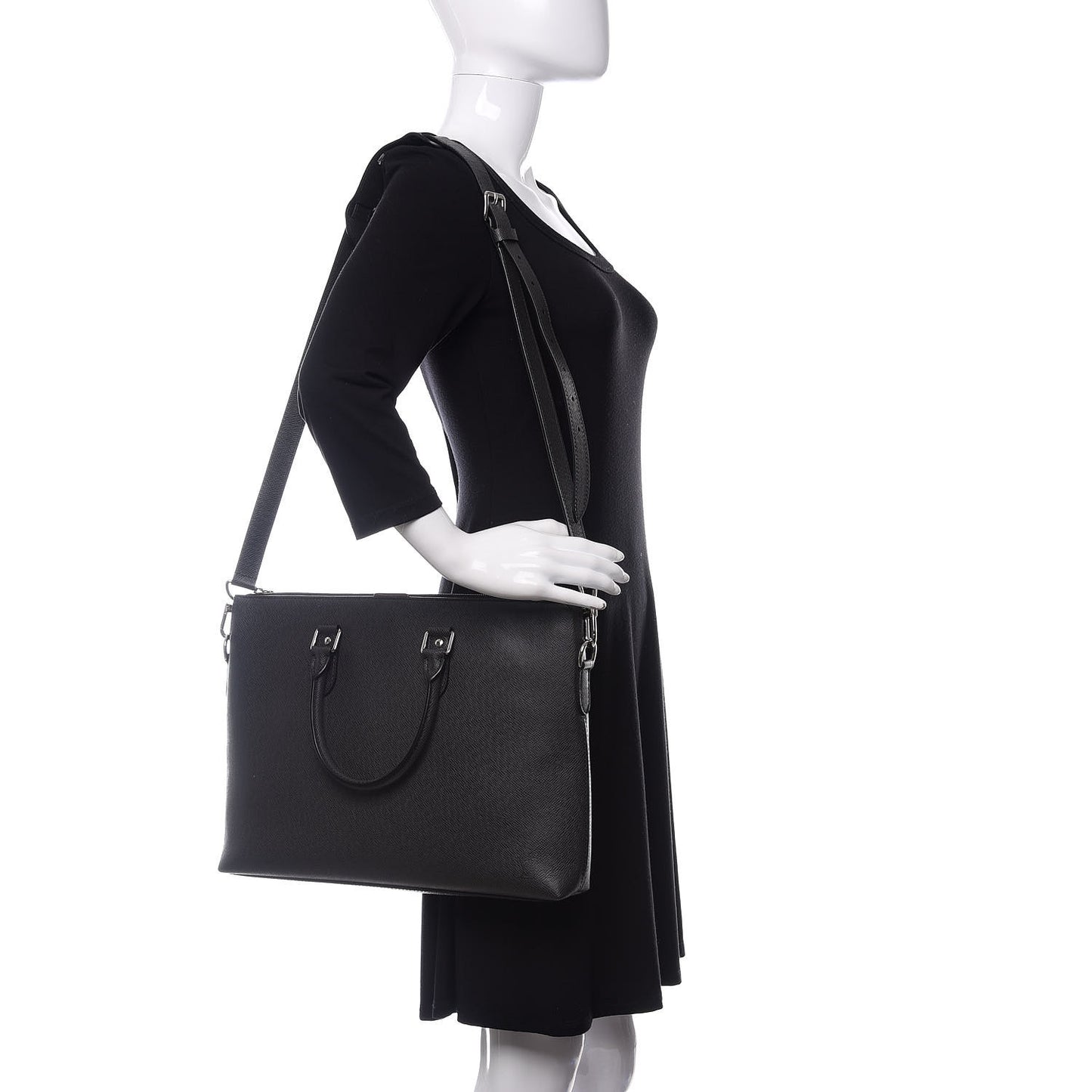 Taiga Anton Soft Briefcase Black