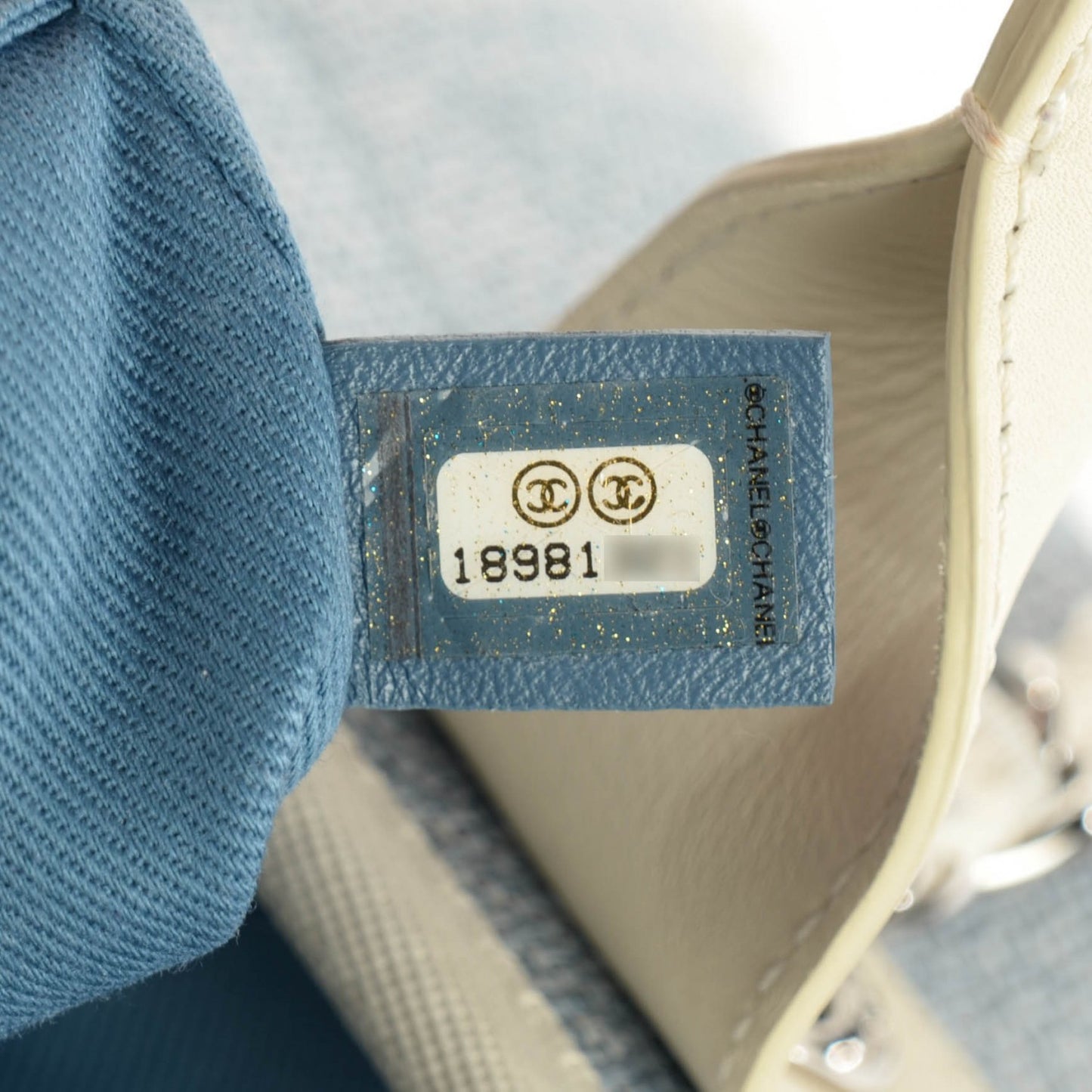 Canvas Deauville Large Tote Light Blue