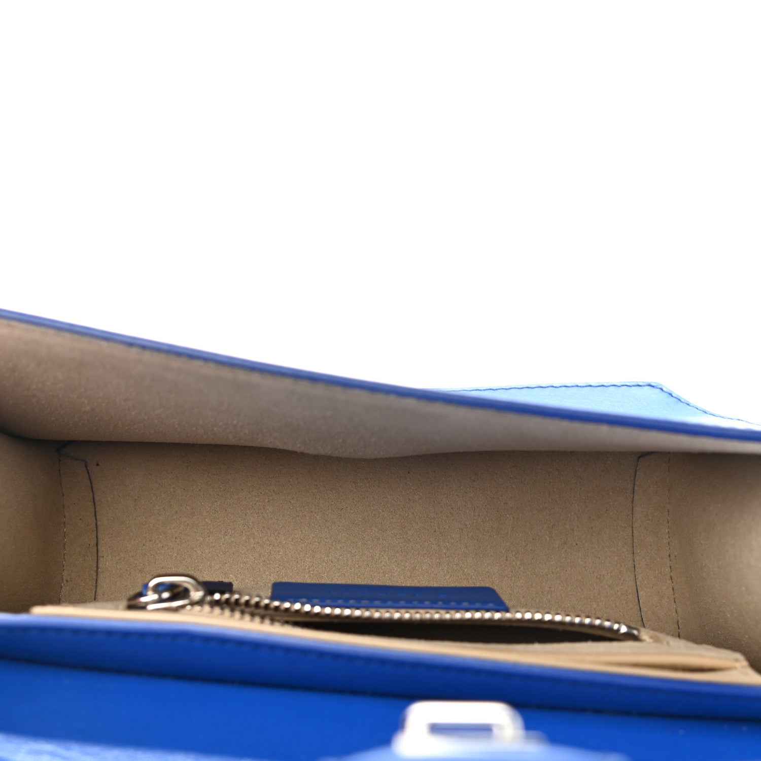Givenchy Calfskin Bow Cut Chain Wallet Electric Blue 5 of 11