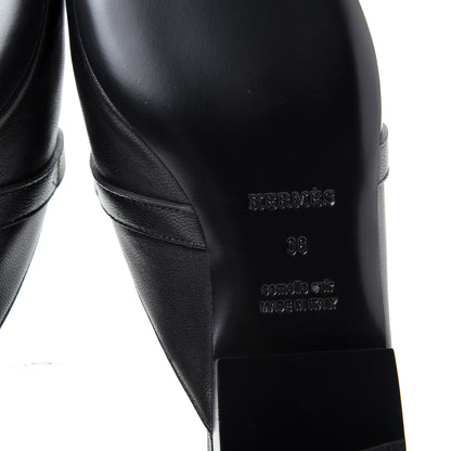 Hermes Goatskin Oz Mules 36 Black 9 of 11