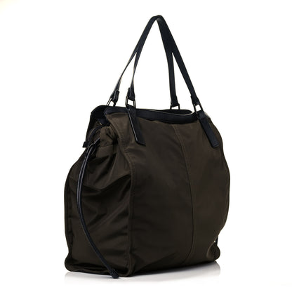 Burberry Nylon Buckleigh Packable Tote Green 3 of 14