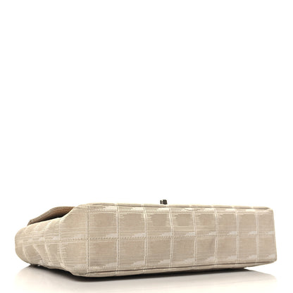 Chanel Nylon Medium Travel Flap Light Beige 4 of 11