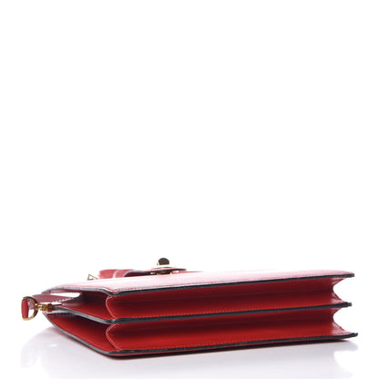 Louis Vuitton Epi Capucines Castillan Red 4 of 11