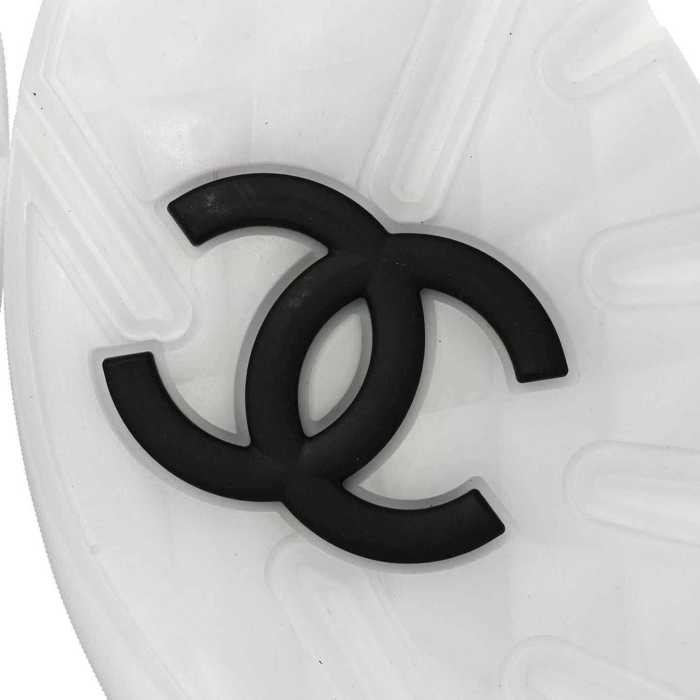 Nylon Suede Calfskin Printed Sneakers 40.5 White Black