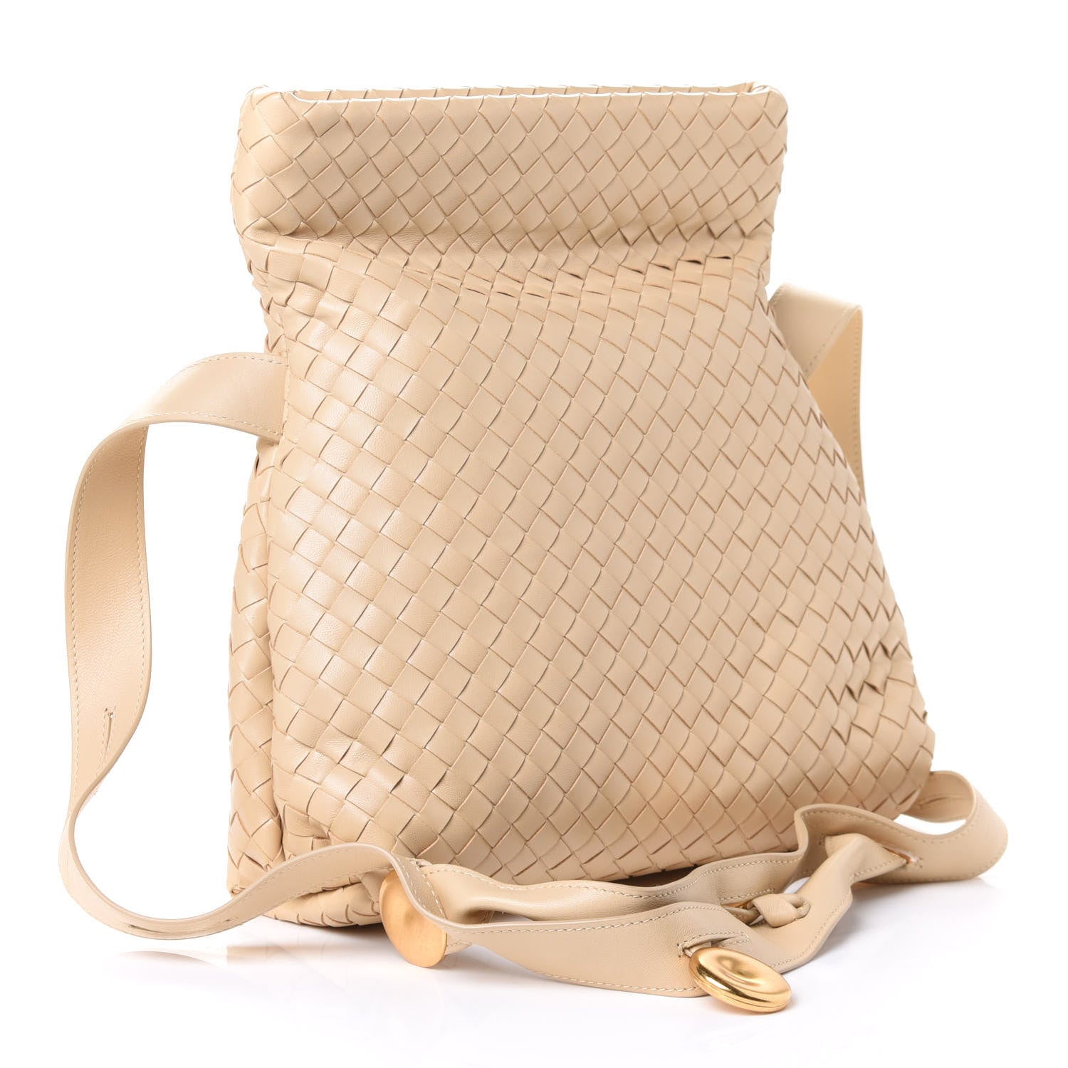 Bottega Veneta Nappa Intrecciato The Fold Crossbody Porridge 2 of 4