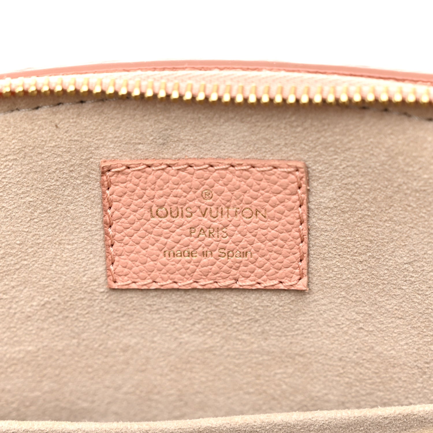 Louis Vuitton Empreinte Monogram Giant Petit Palais Rose Trianon Creme 6 of 10