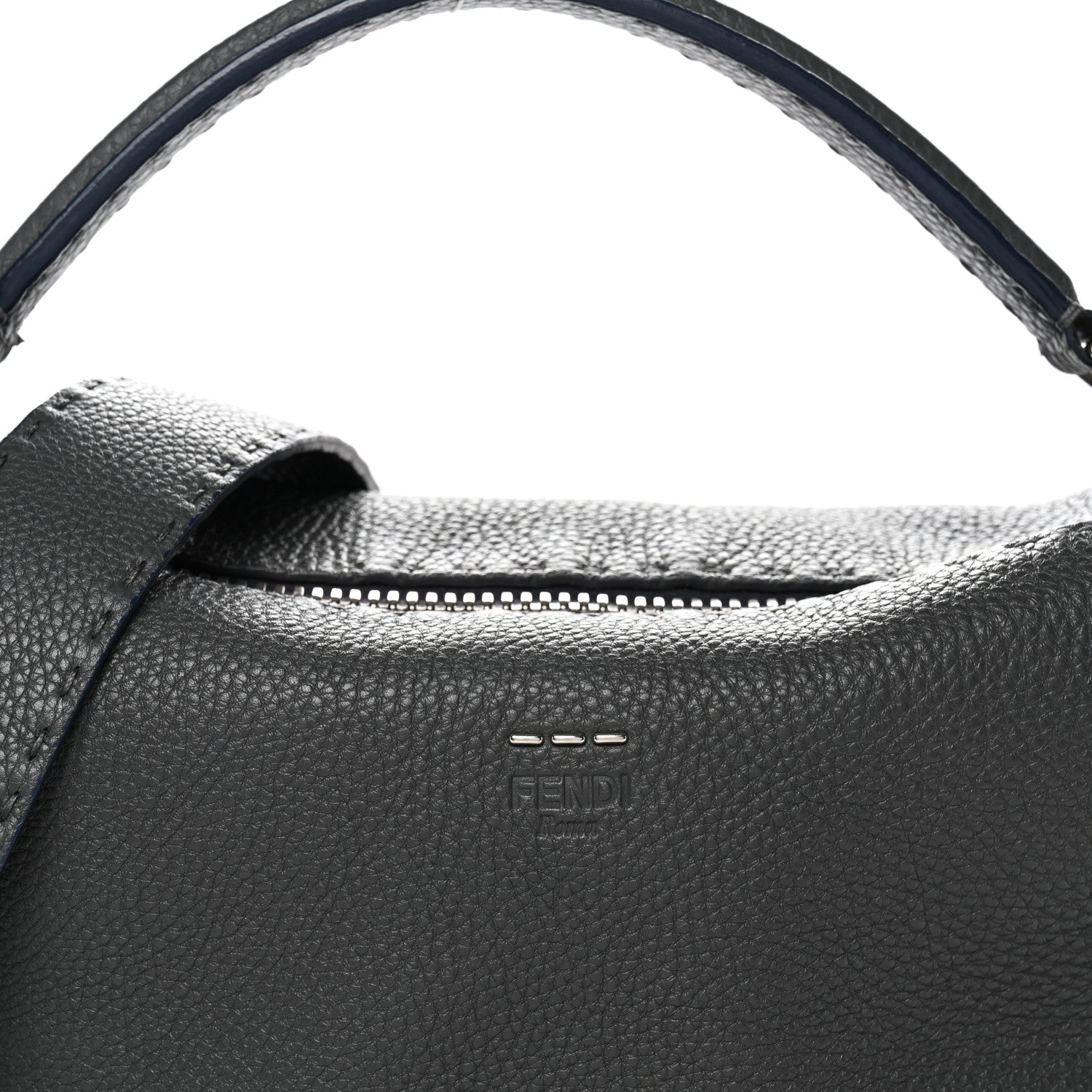 Fendi Cuoio Romano Selleria Lei Boston Tote Nube 7 of 11
