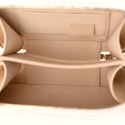 Chanel Caviar Quilted Twist Your Buttons Clutch With Chain White 5 of 11