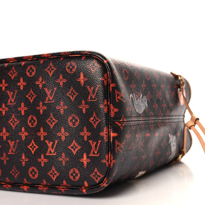 Louis Vuitton Catogram Neverfull MM Marron 10 of 10