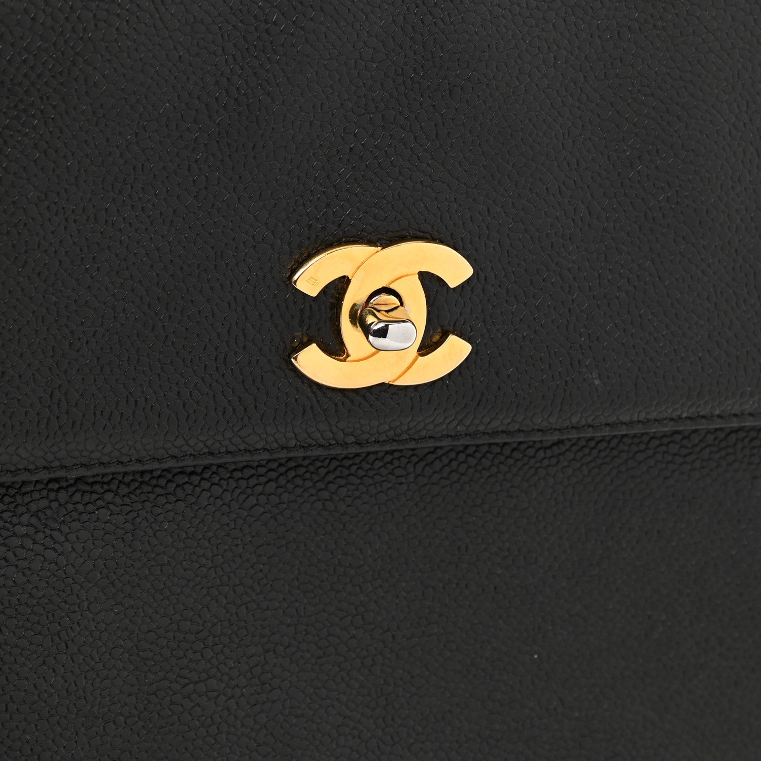 Chanel Caviar Flap Shoulder Bag Black 8 of 10