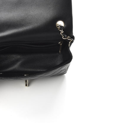 Chanel Lambskin Quilted Mini Rectangular Flap Black 5 of 9