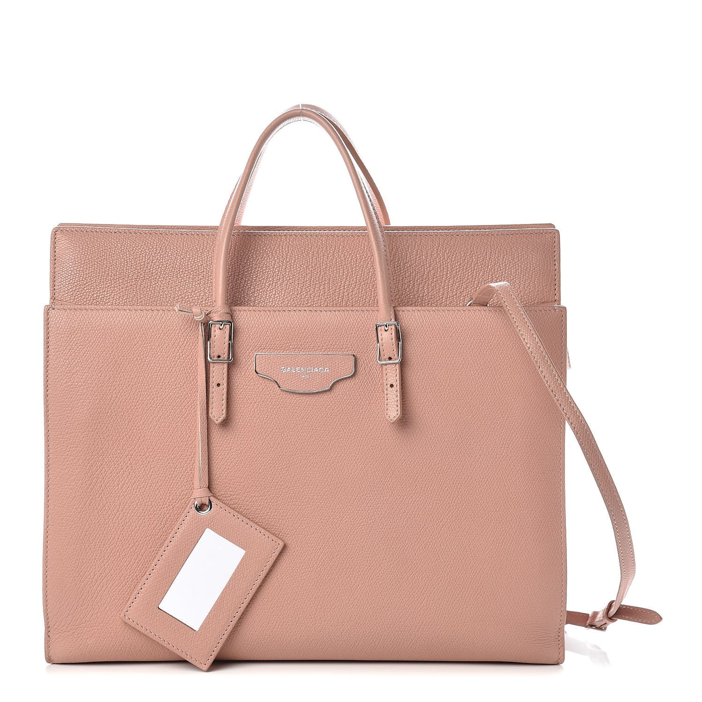 Grained Calfskin Plate Medium Portfolio Vieux Rose
