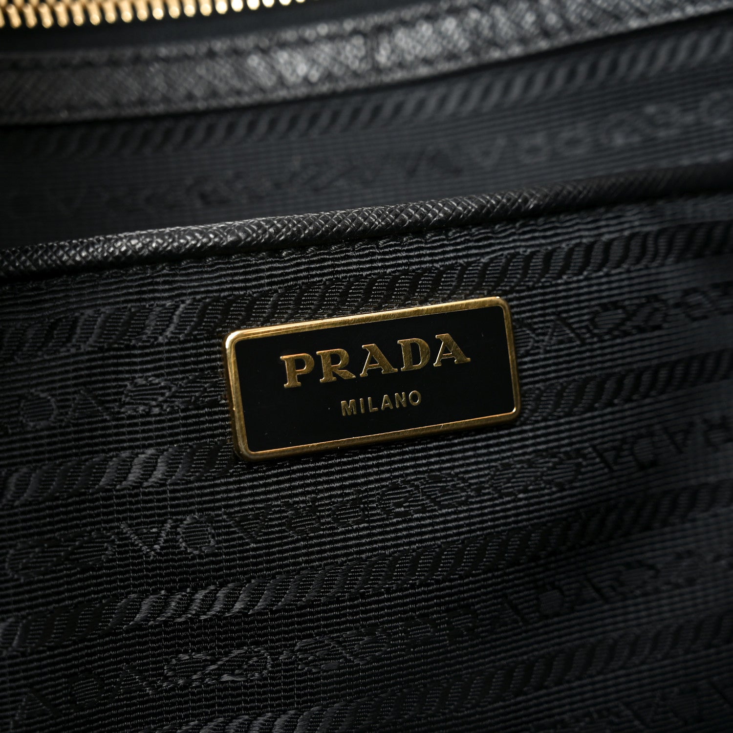 Prada Saffiano Lux Large Galleria Double Zip Tote Black 6 of 9