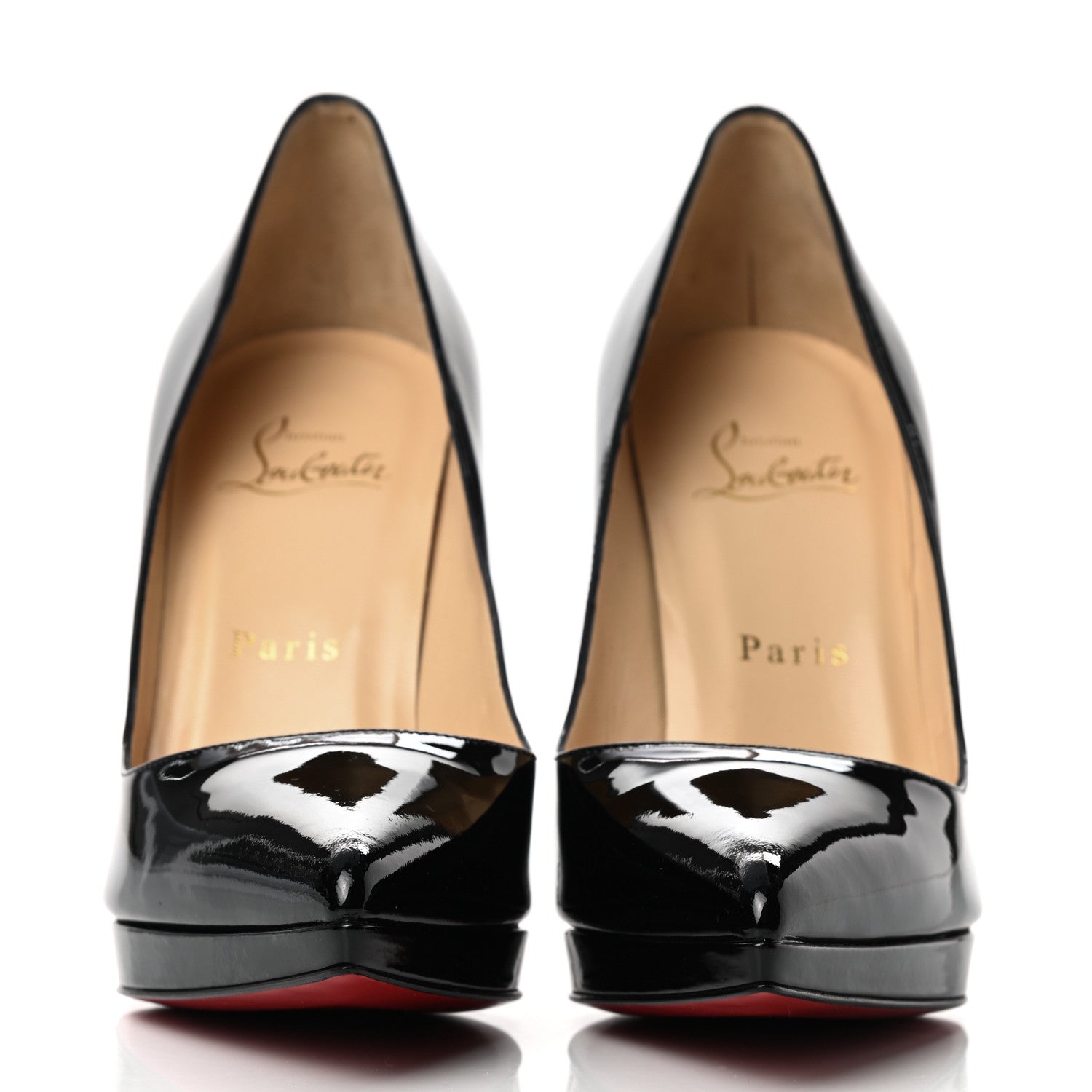 Christian Louboutin Patent Pigalle Plato 120 Pumps 36.5 Black 2 of 8