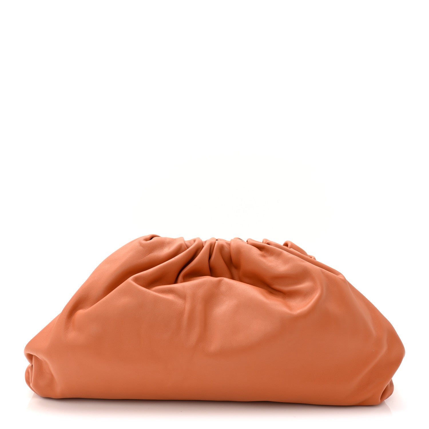 Bottega Veneta Smooth Butter Calf The Pouch Oversized Clutch Clay 1 of 10