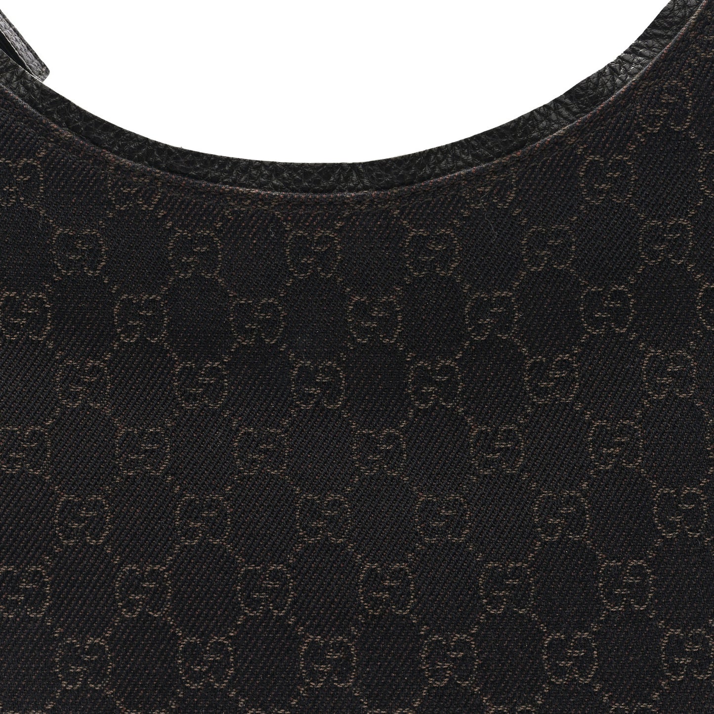 Denim Monogram Hobo Dark Brown