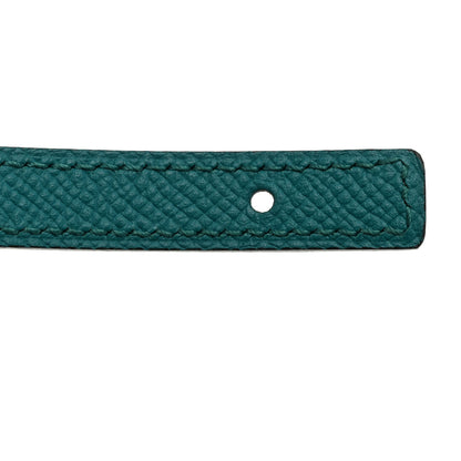 Hermes Swift Epsom 13mm Romance Belt 75 Gold Bleu Paon 4 of 9