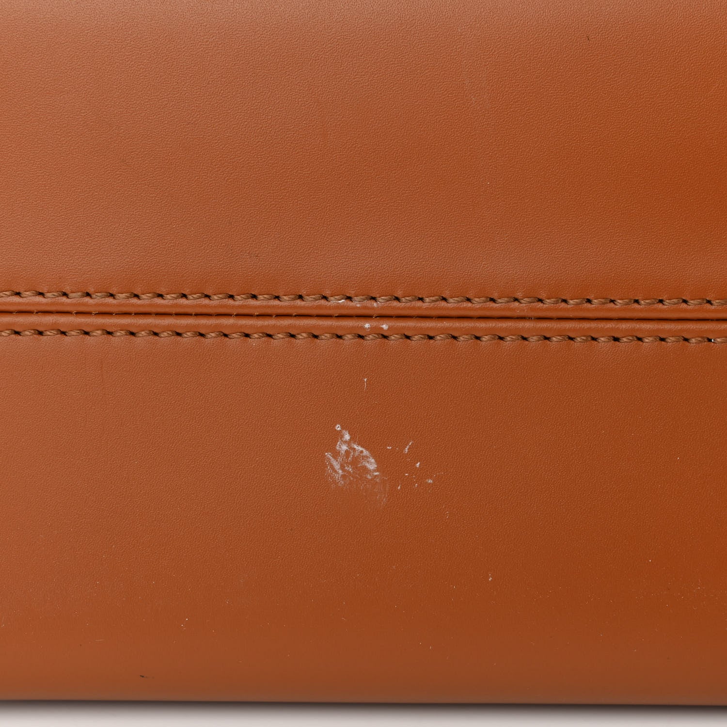 Fendi Vitello King Logo Embossed Medium By The Way Boston Bag Cuoio 11 of 11