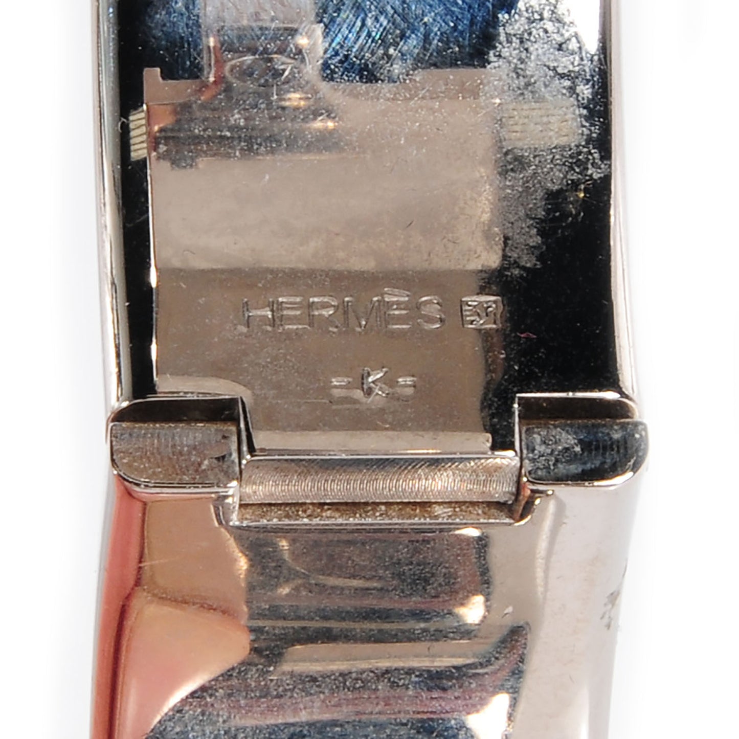 Enamel Clic Clac H Bracelet Wide PM Black