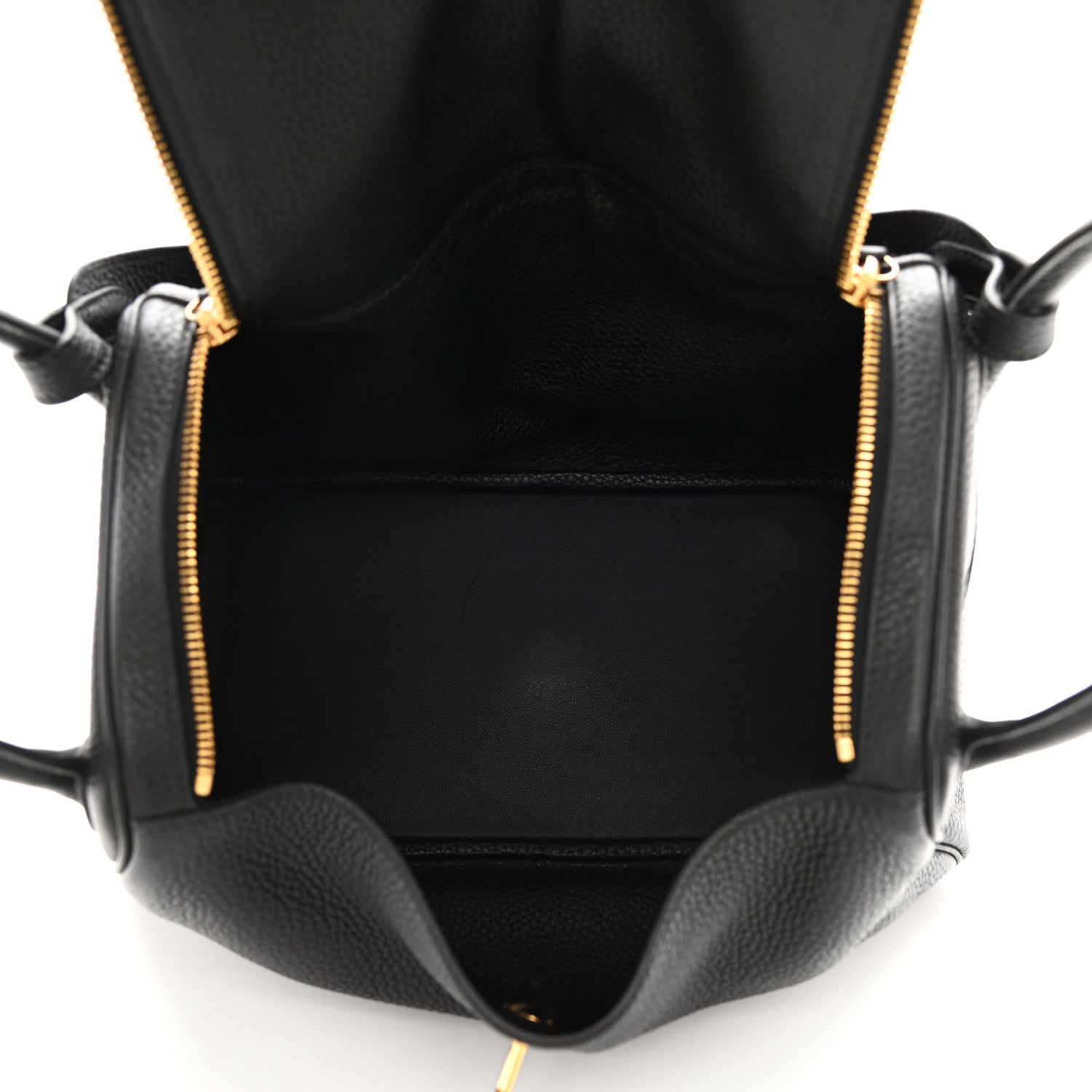 Hermes Taurillon Clemence Lindy 26 Black 5 of 8