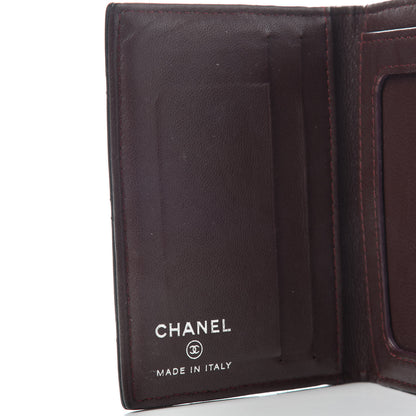 Chanel Lambskin Quilted Card Holder Wallet Black 6 of 7
