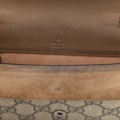 Gucci GG Supreme Monogram Super Mini Dionysus Shoulder Bag Taupe 7 of 11